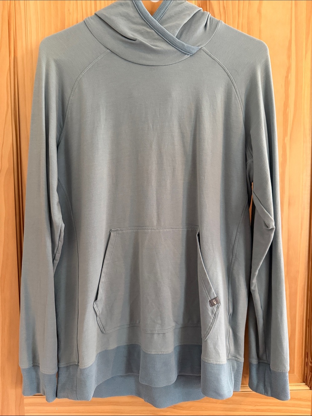 Icebreaker Slate Blue Lightweight Pullover Hoodie